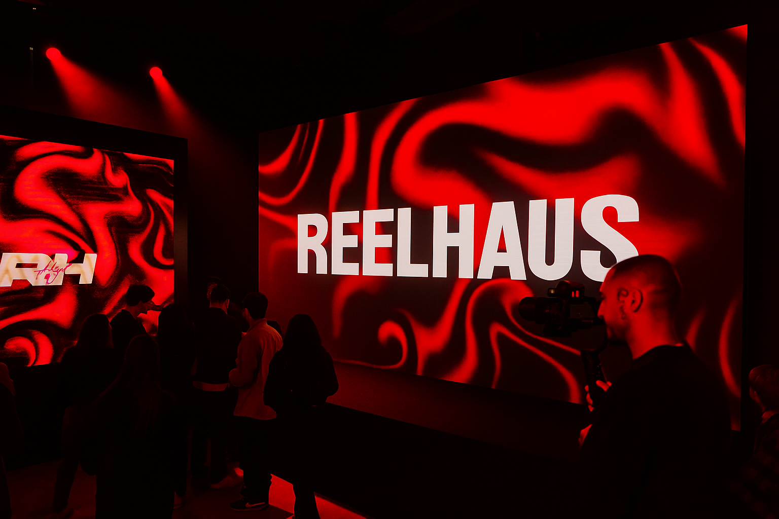 Happy members at ReelHaus event
